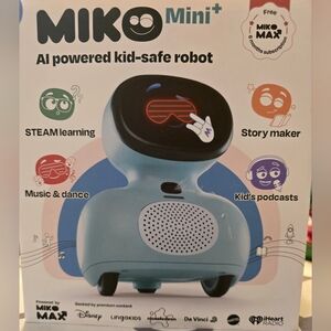 Mini+ Blue AI-Powered Kid-Safe Robot